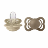 Pacifier Supreme Silicone 2er Pack 0-6 Monate Vanilla/Dark Oak