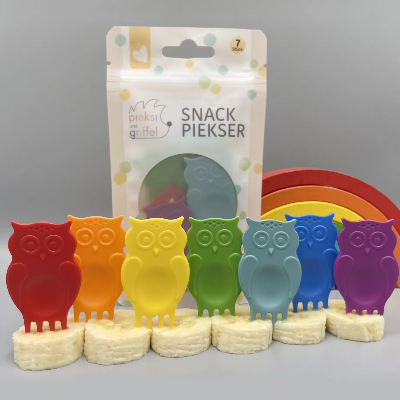 Pieksi 7er Set Colourfowls