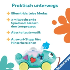 Play+ musikalisches Formen und Farben Chamäleon