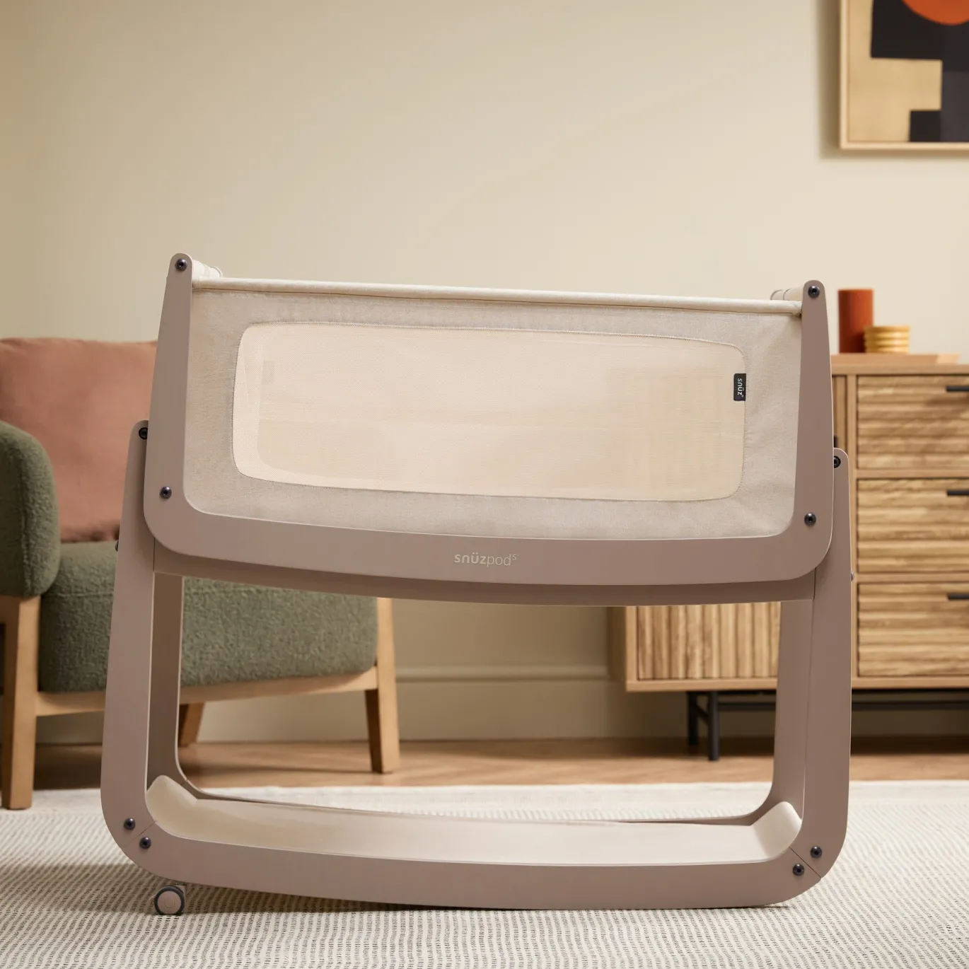 Pod 5 Beistellbett Mocha