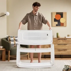 Pod 5 Beistellbett Weiß