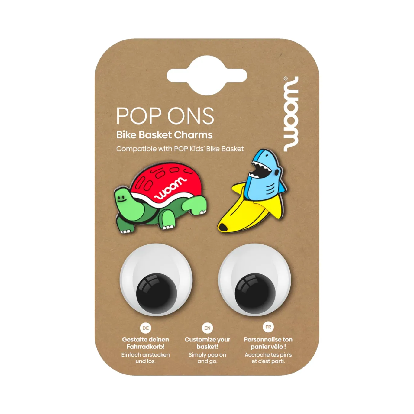 POP ONS Fahrradkorb-Anstecker Tropical Fun Starter Set