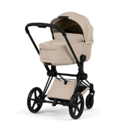 Priam Comfort Cozy Beige mit Rahmen in Matt Black 26