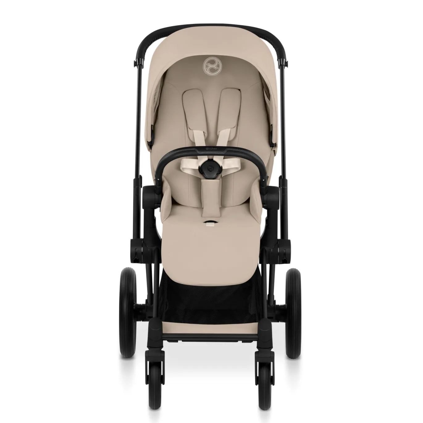 Priam Comfort Cozy Beige mit Rahmen in Matt Black 26