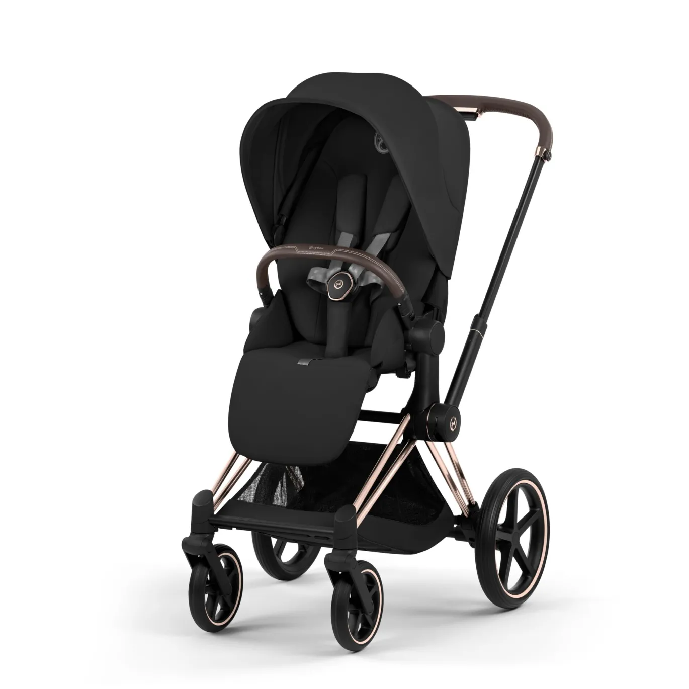 Priam Comfort Sepia Black mit Rahmen in Rosegold 26