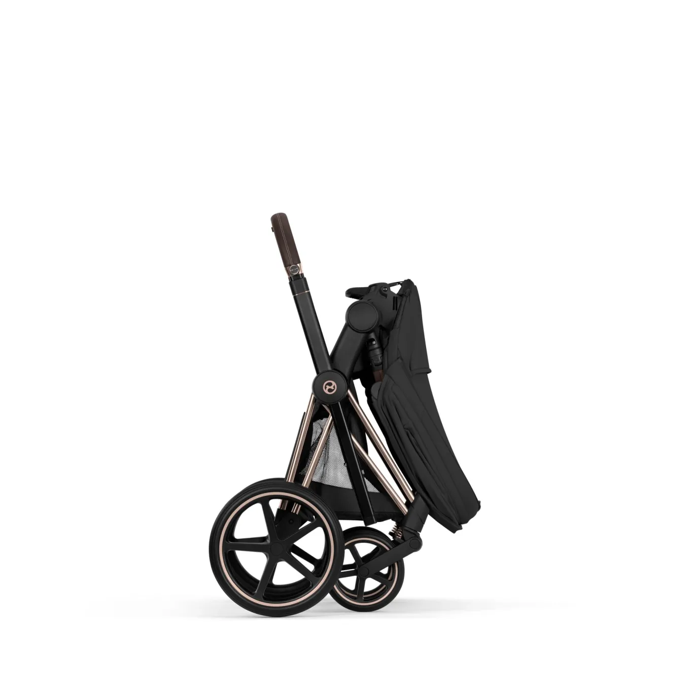 Priam Comfort Sepia Black mit Rahmen in Rosegold 26