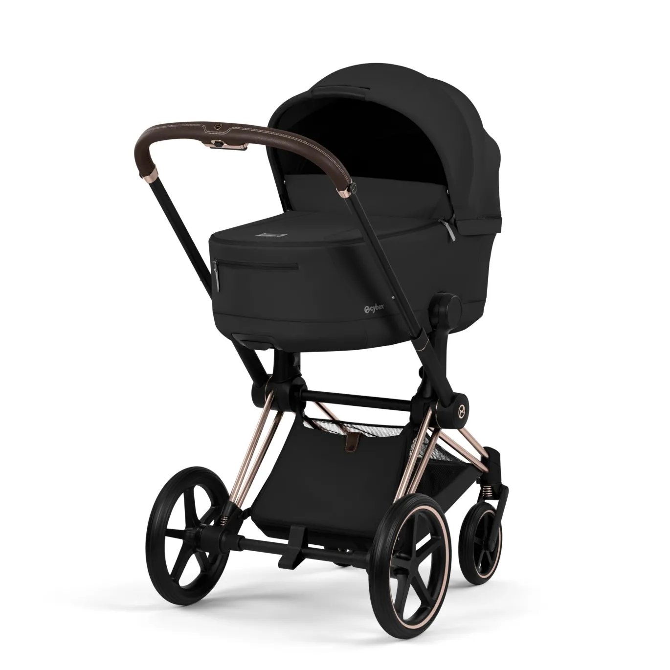 Priam Comfort Sepia Black mit Rahmen in Rosegold 26