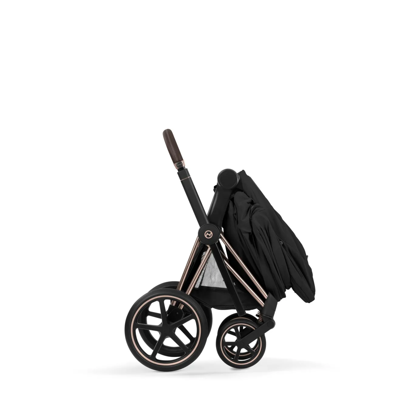Priam Comfort Sepia Black mit Rahmen in Rosegold 26