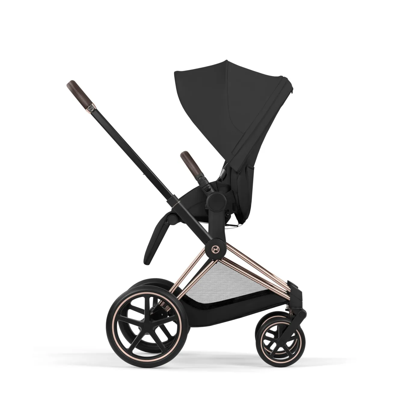 Priam Comfort Sepia Black mit Rahmen in Rosegold 26