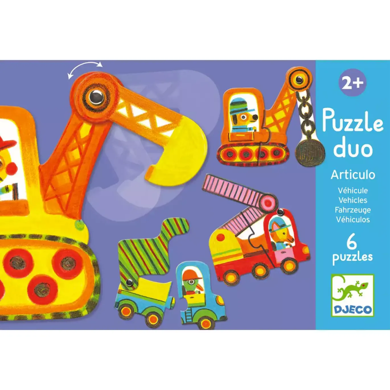 Puzzle Duo - Bewegte Fahrzeuge