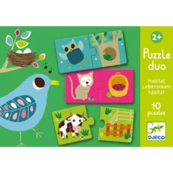 Puzzle duo Wo wohne ich?