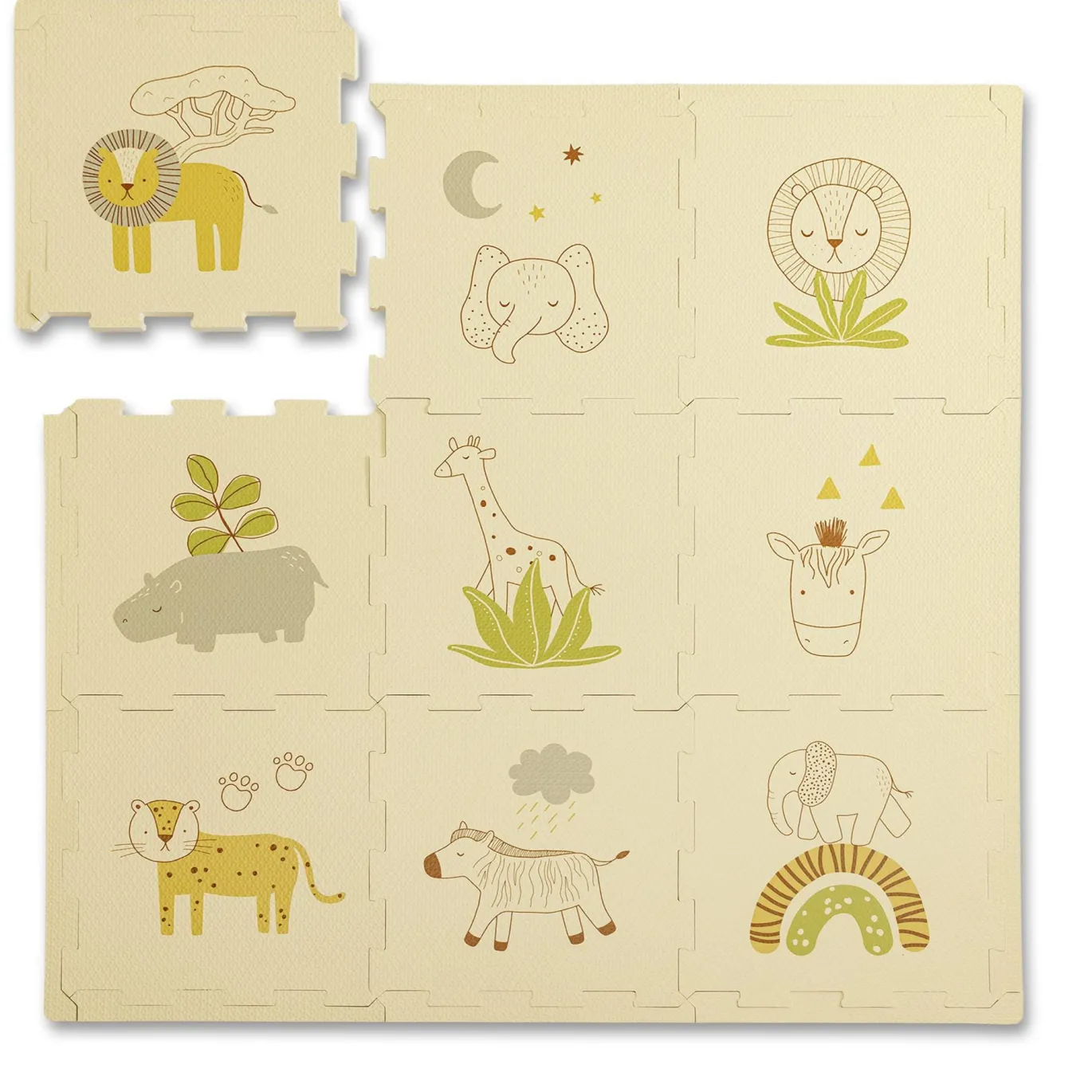 Puzzlematte Safari