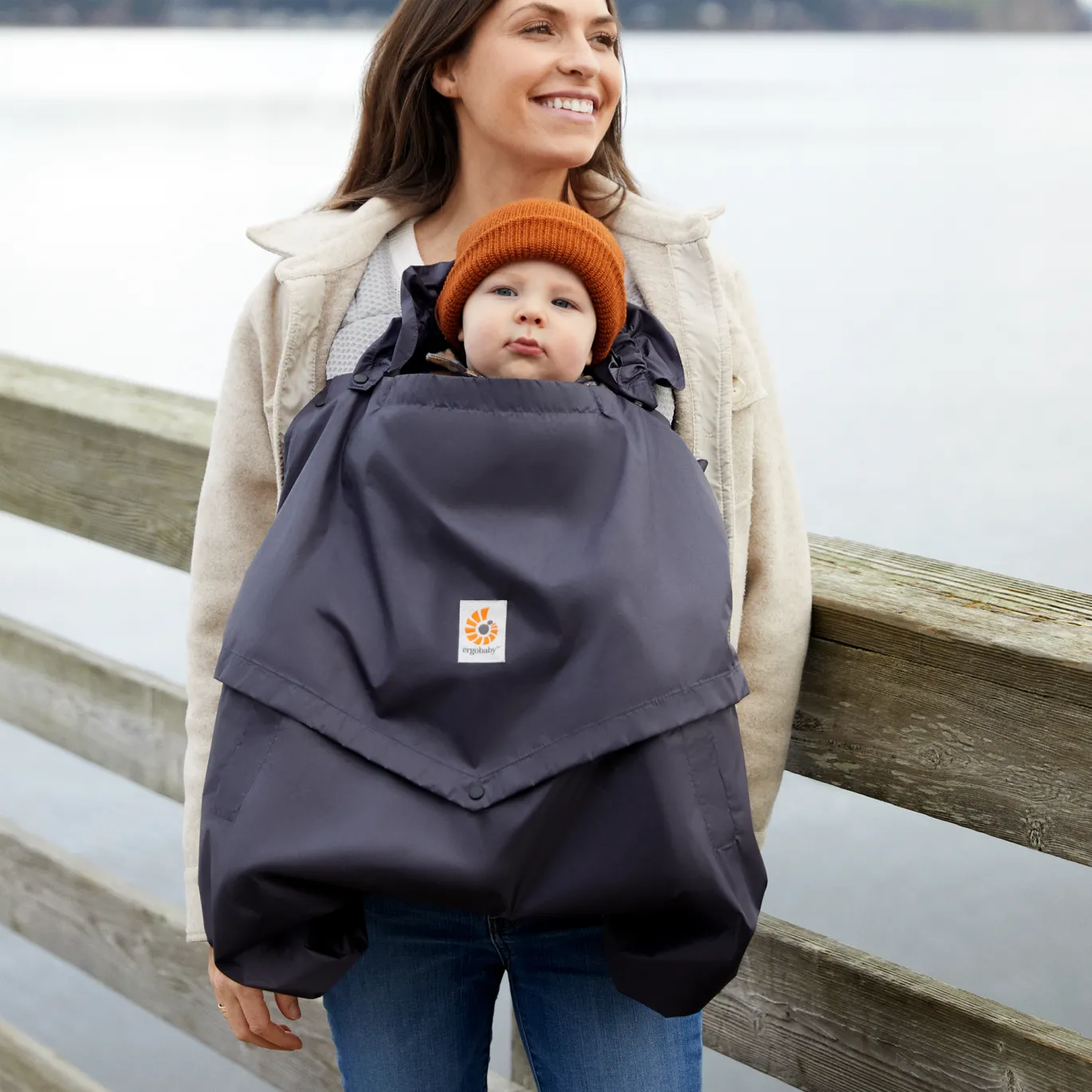 Rain & Wind Carrier Cover Charcoal