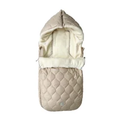 Recy XL Fleece Fußsack Sand/Cream