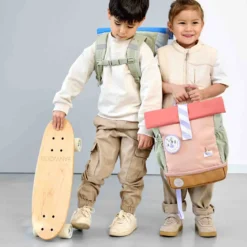 Rolltop-Kinderrucksack Sunny Explorer Rosa