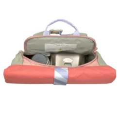 Rolltop-Kinderrucksack Sunny Explorer Rosa