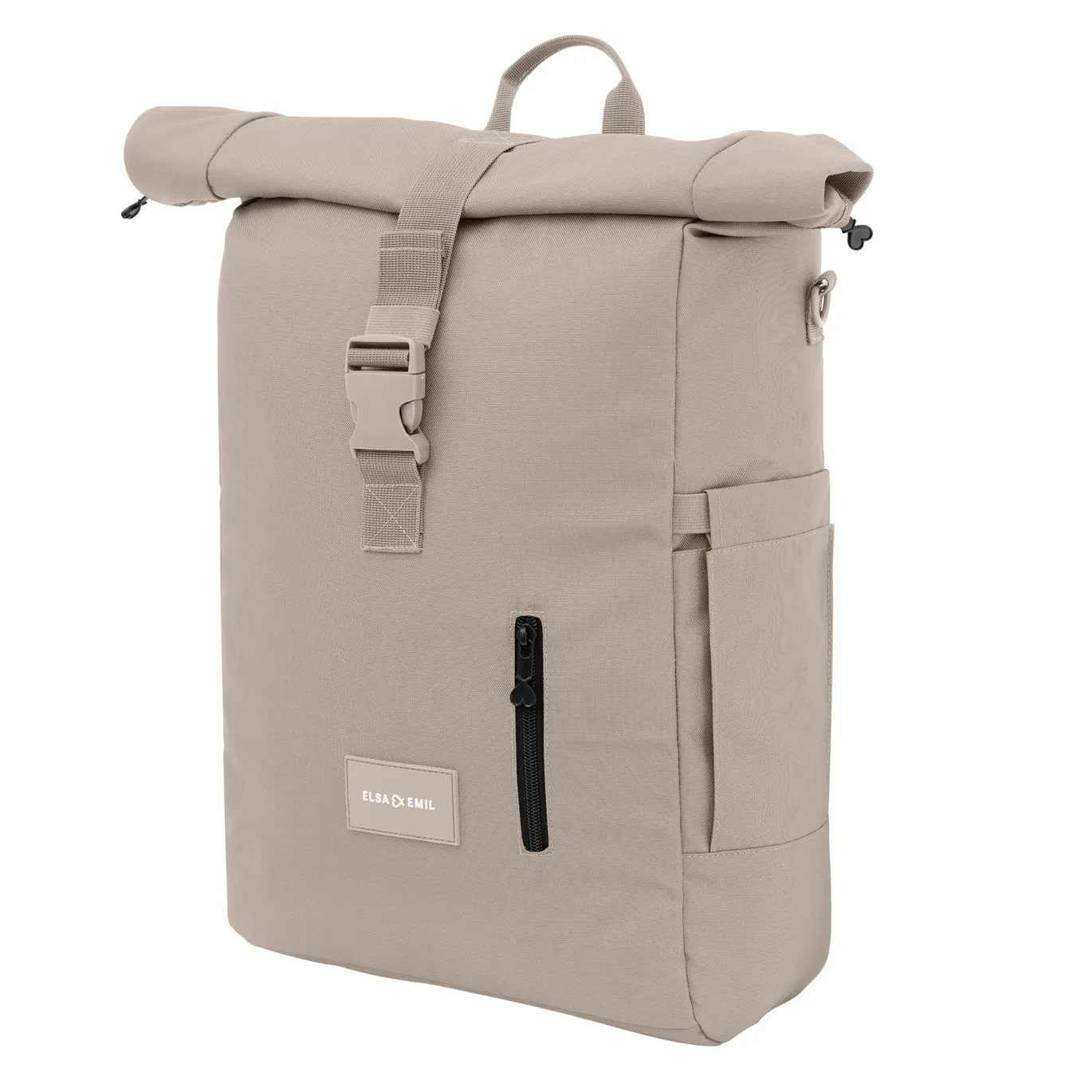 Rolltop-Rucksack Kängurubeige