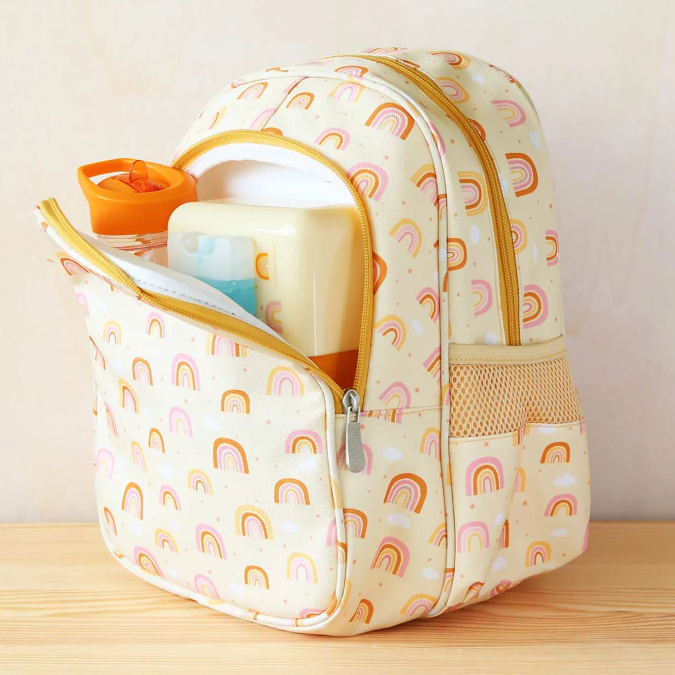 Rucksack mit Isolierfach Regenbogen