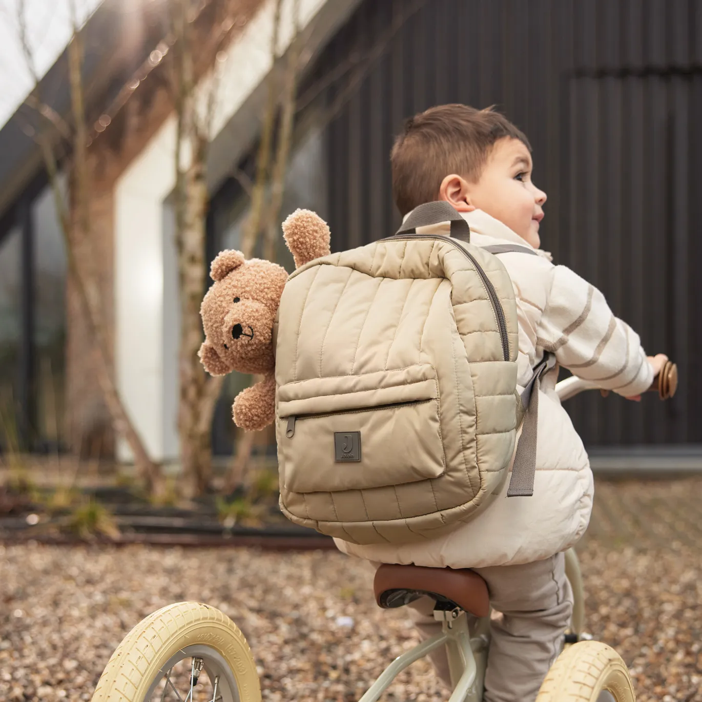 Rucksack Puffed Olive Green