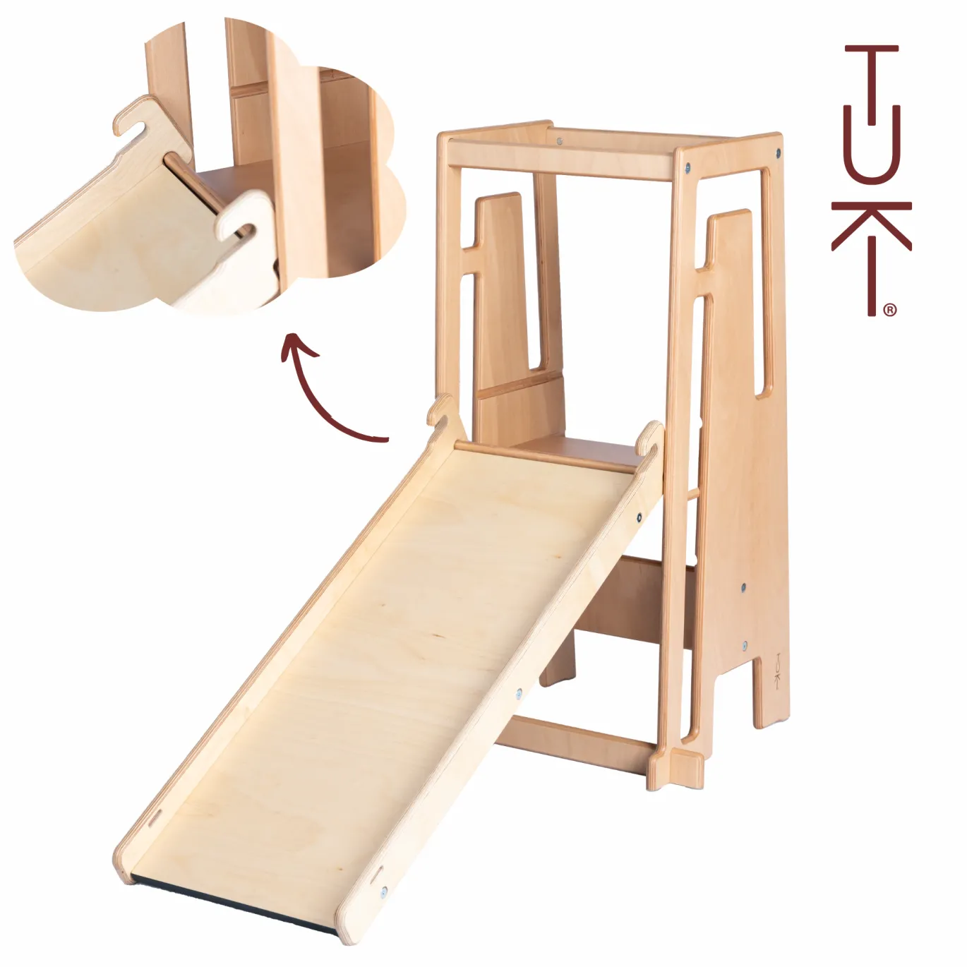 Rutsche mit Maltafel
