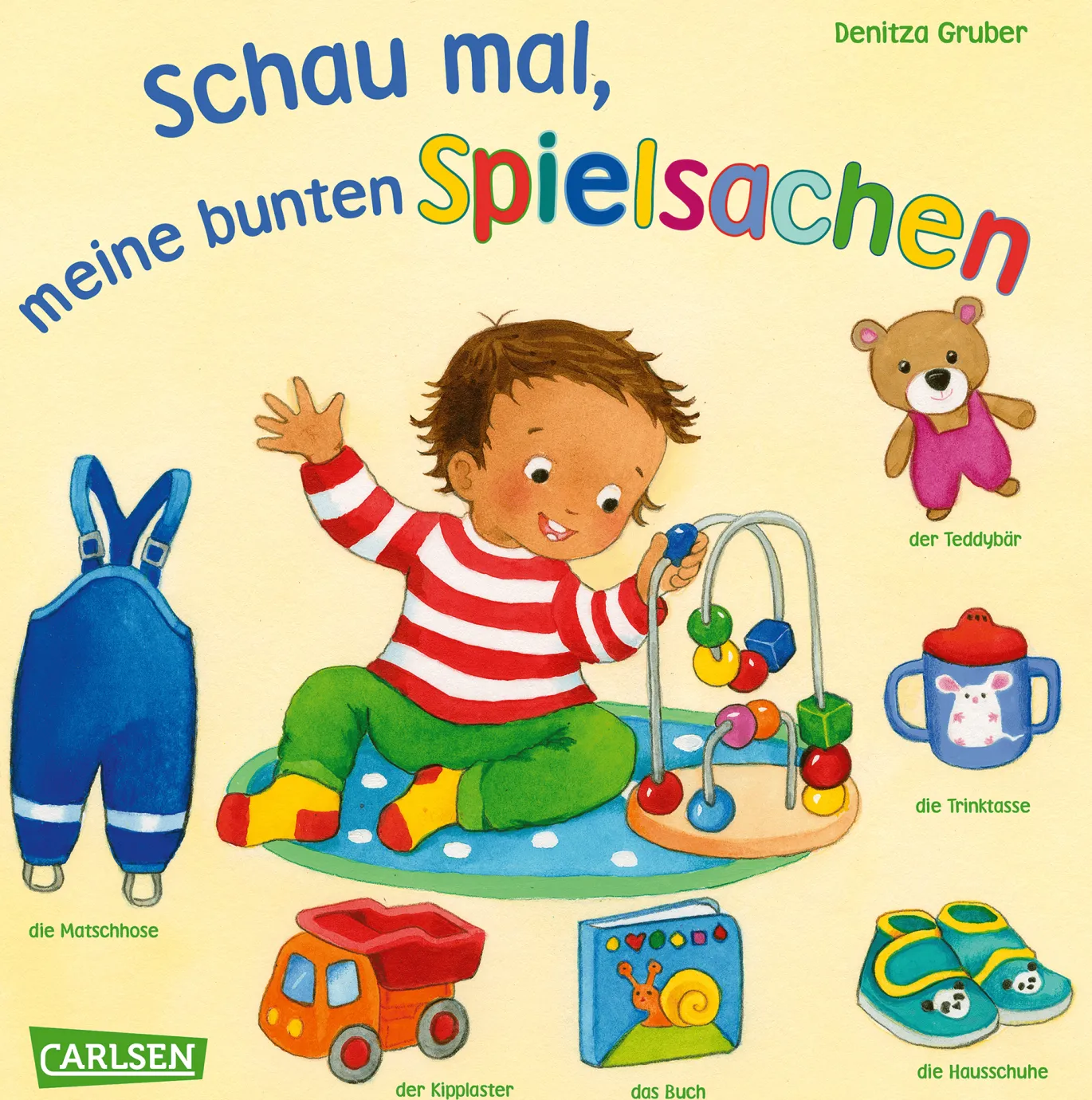 Schau mal, meine bunten Spielsachen