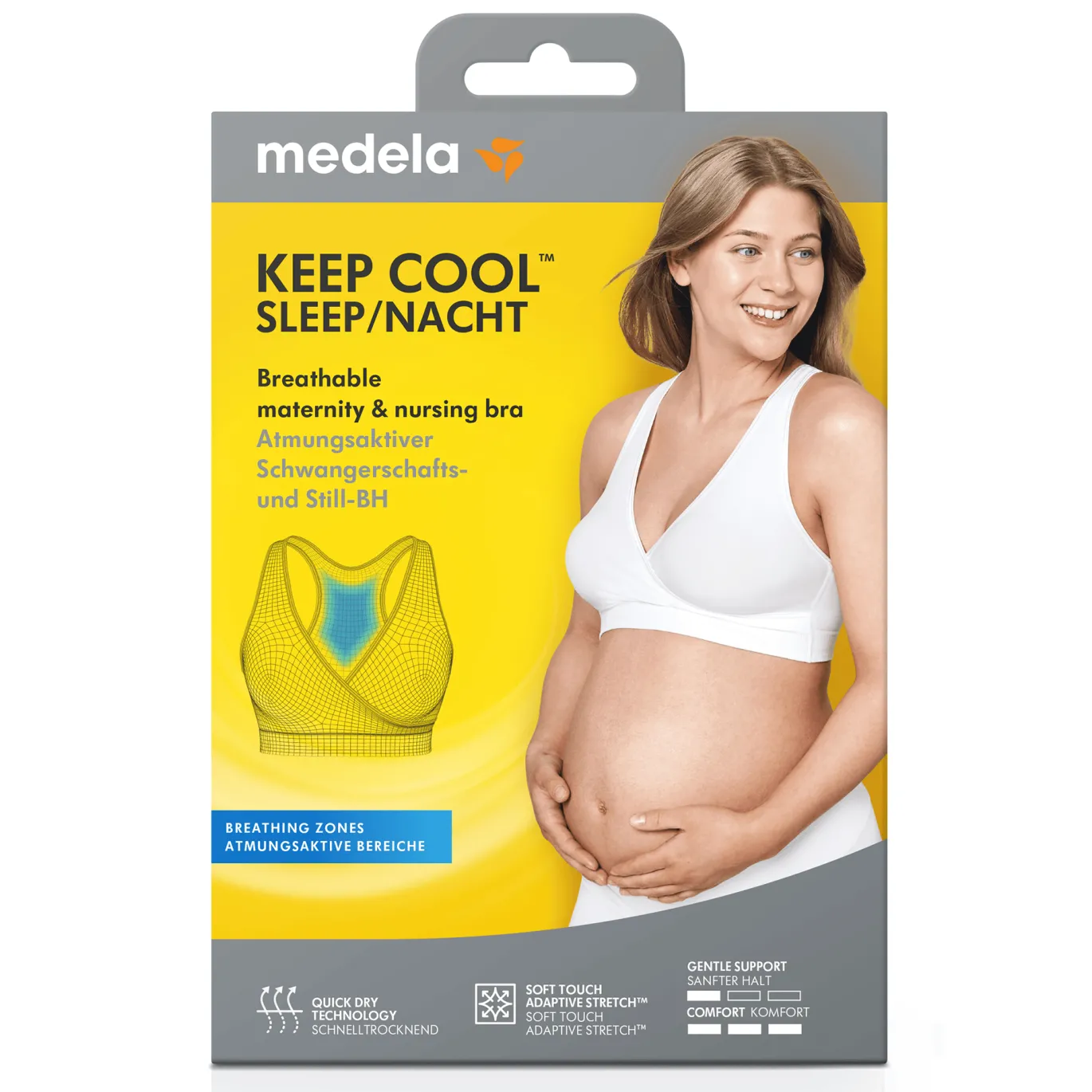 Schlaf Bustier weiß Gr. M Keep Cool