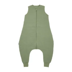 Schlafjumper Musselin Olive 80 cm
