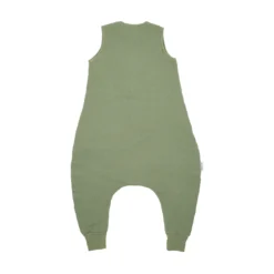 Schlafjumper Musselin Olive 80 cm
