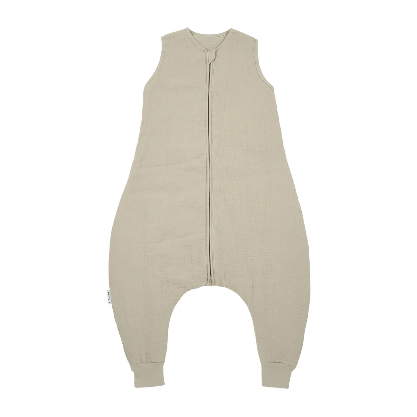 Schlafjumper Musselin Sand 80 cm
