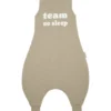 Schlafsack-Overall Jumper Slub "Team No Sleep" 80 cm