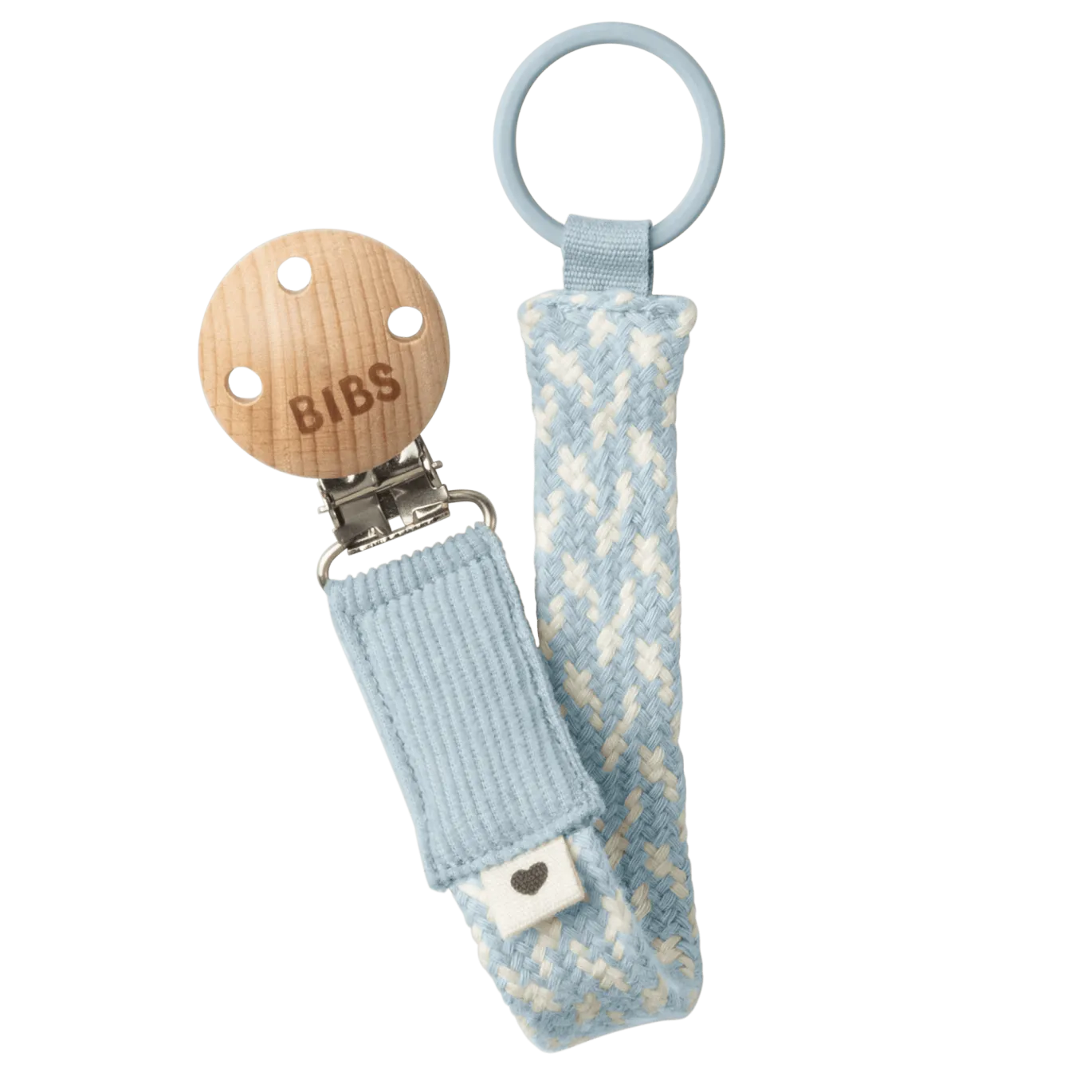 Schnullerkette Blue/Ivory