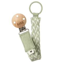 Schnullerkette Sage/Ivory