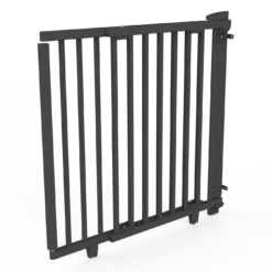 Schwenk-Türschutzgitter Plus 78,5 - 121 cm