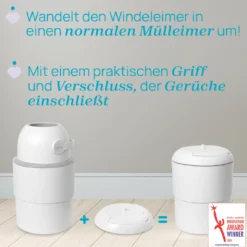 Second Life Deckel für Teleskop Windeleimer