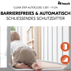 Set Clear Step Autoclose 2 mit 9 cm Verlängerung White