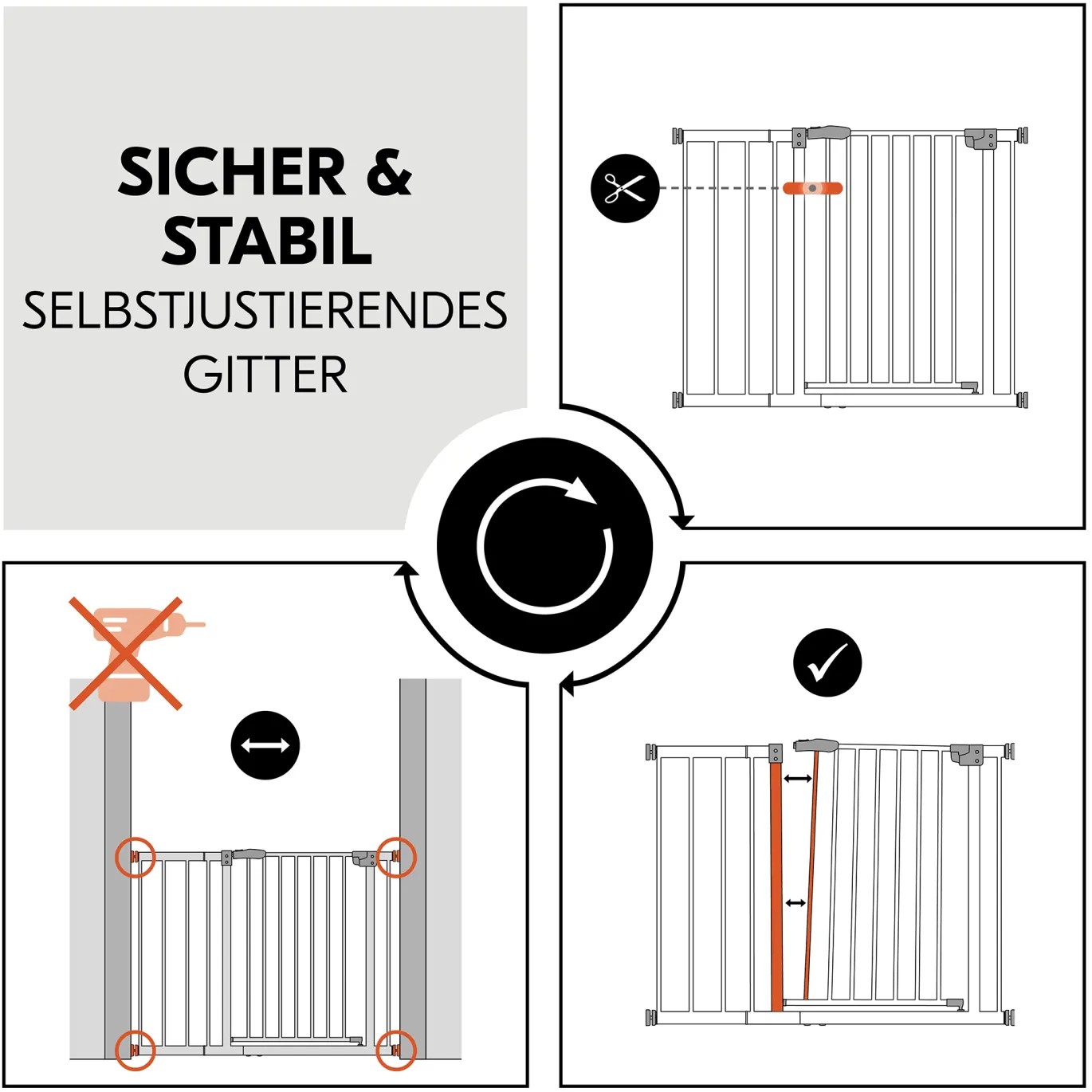 Set Clear Step 2 mit 21 cm Verlängerung White