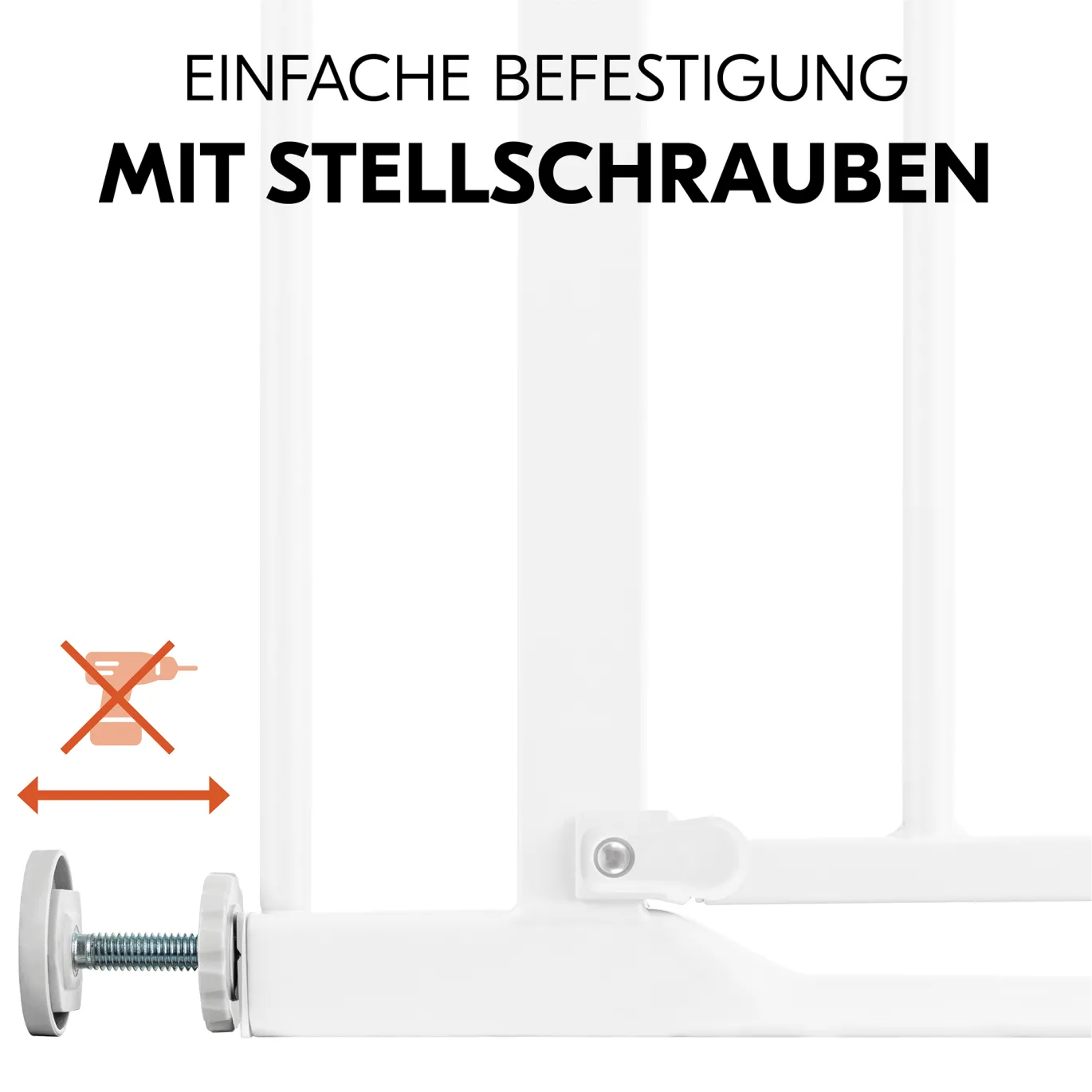Set Clear Step 2 mit 9 cm Verlängerung White