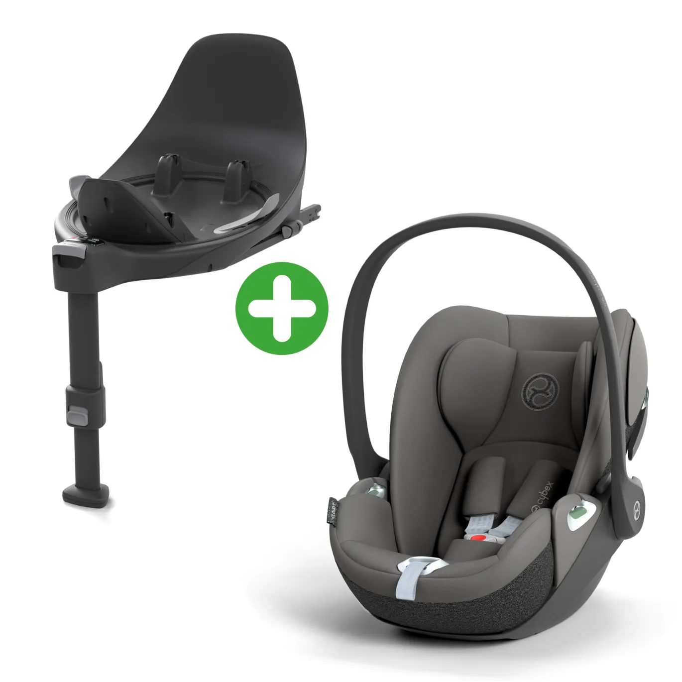 Set Cloud T i-Size Mirage Grey mit Base T Black