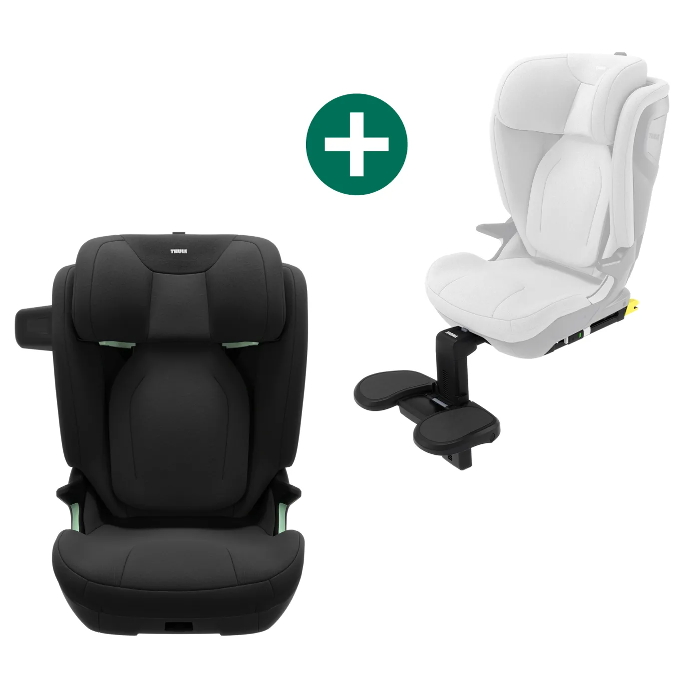 Set Palm mit Fußstütze Black