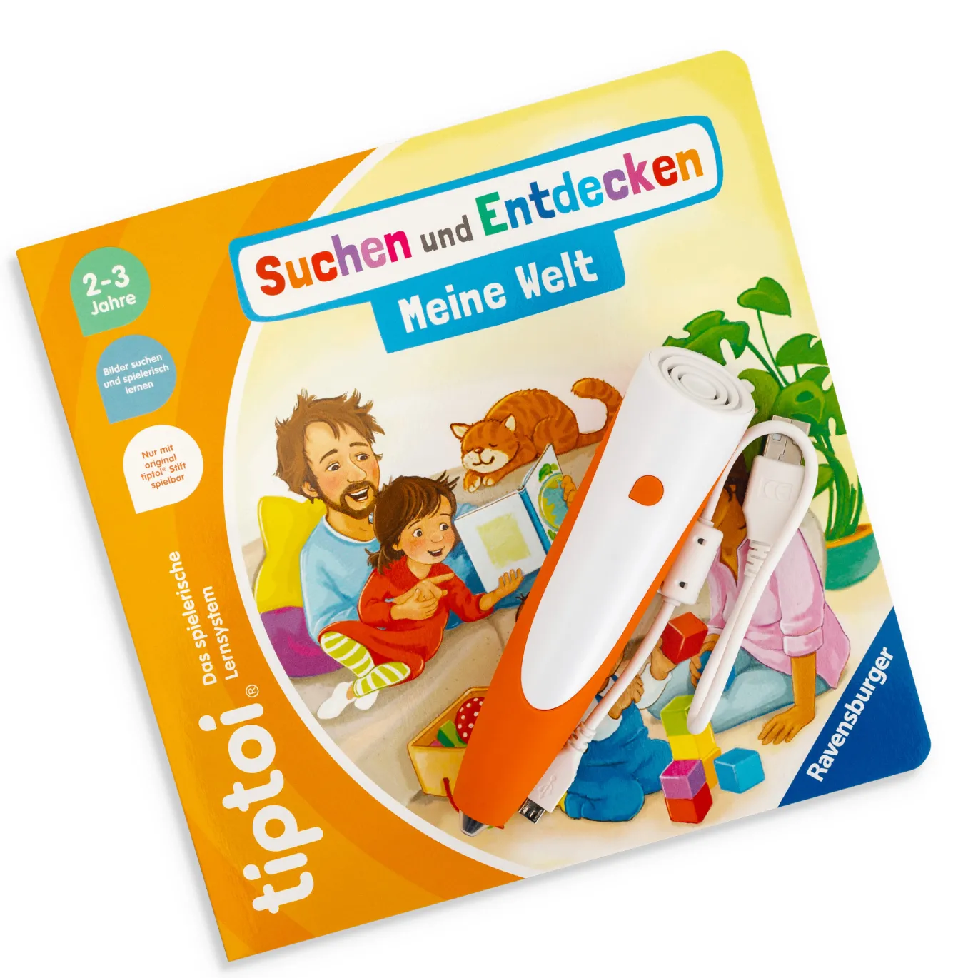 Set tiptoi® Starter-Set: Stift + Buch Meine Welt mit tiptoi® Stift-Hülle
