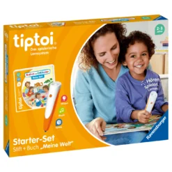 Set tiptoi® Starter-Set: Stift + Buch Meine Welt mit tiptoi® Stift-Hülle
