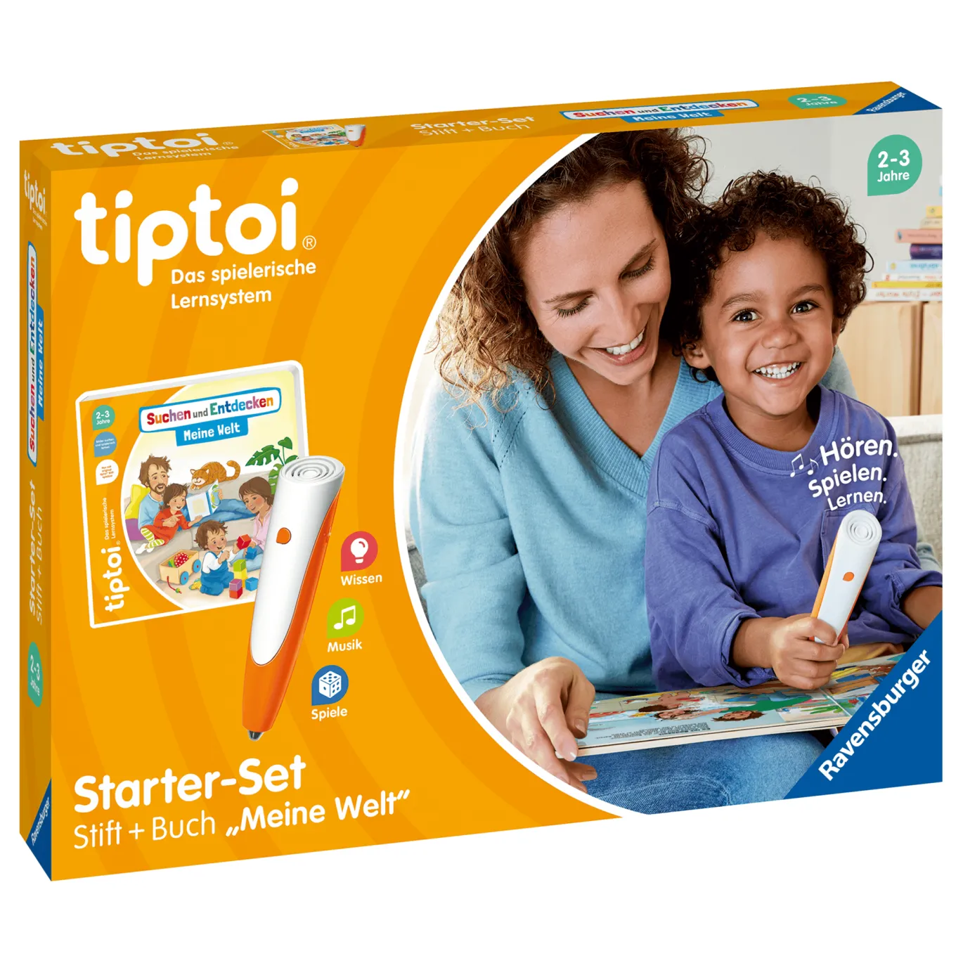 Set tiptoi® Starter-Set: Stift + Buch Meine Welt mit tiptoi® Stift-Hülle