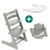 Set Tripp Trapp® Glacier Green mit Baby Set und Tablett