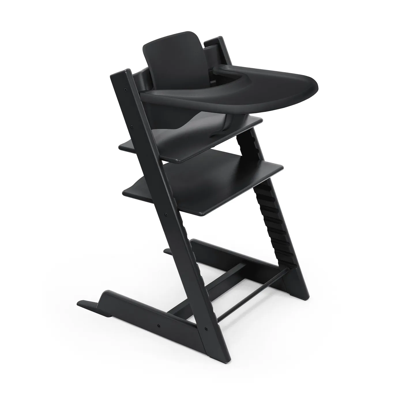 Set Tripp Trapp® Schwarz mit Baby Set und Tablett