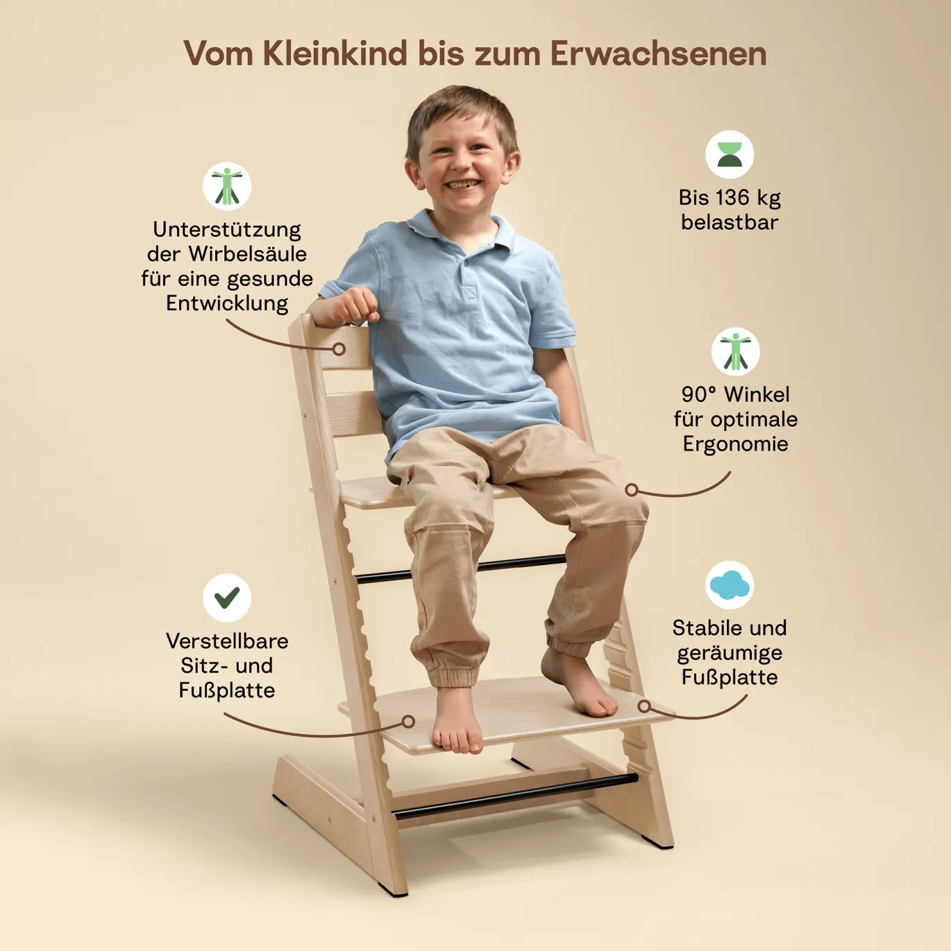 Set Tripp Trapp® Weiß mit Baby Set²