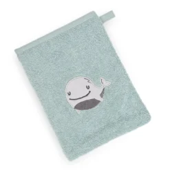 Set Waschhandschuhe mit Badetuch Wal