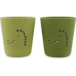 Silikon Becher 2er Pack - Mr. Dino