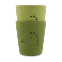 Silikon Becher 2er Pack - Mr. Dino