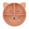 Silikon-Esslernteller mit Saugnapf Mrs. Cat