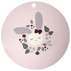 Silikon-Platzset Hase Rosa